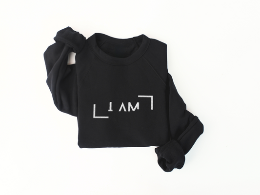 I AM Embroidered Sweatshirt