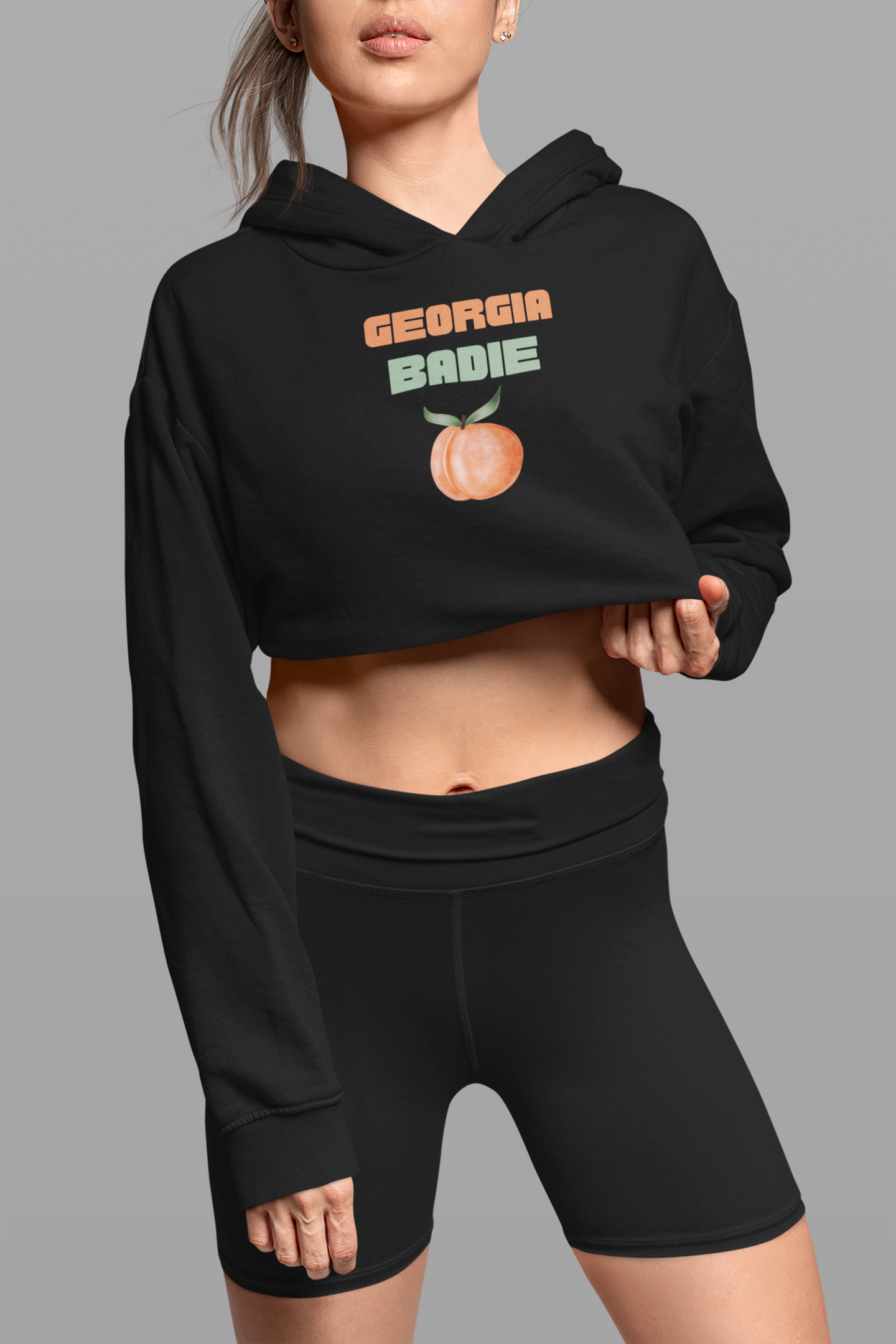 Georgia Baddie Crop Hoodie