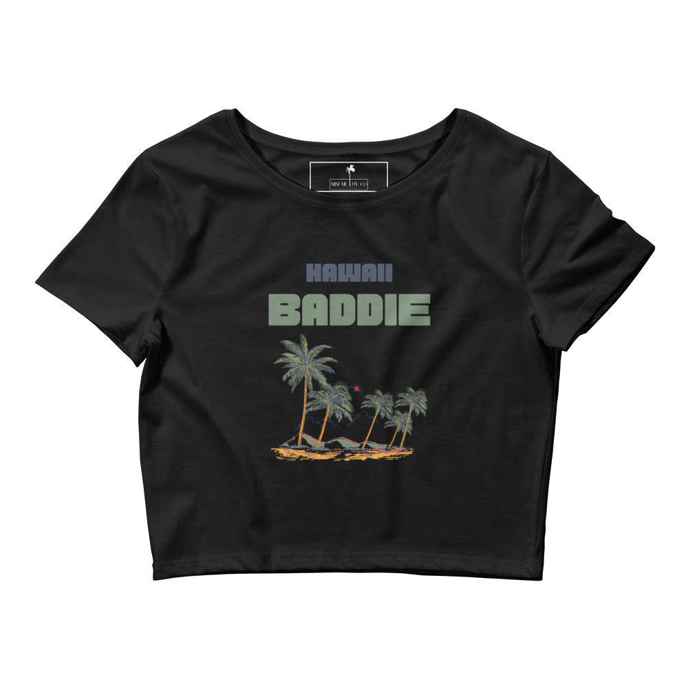 Hawaii Baddie Women’s Crop Tee