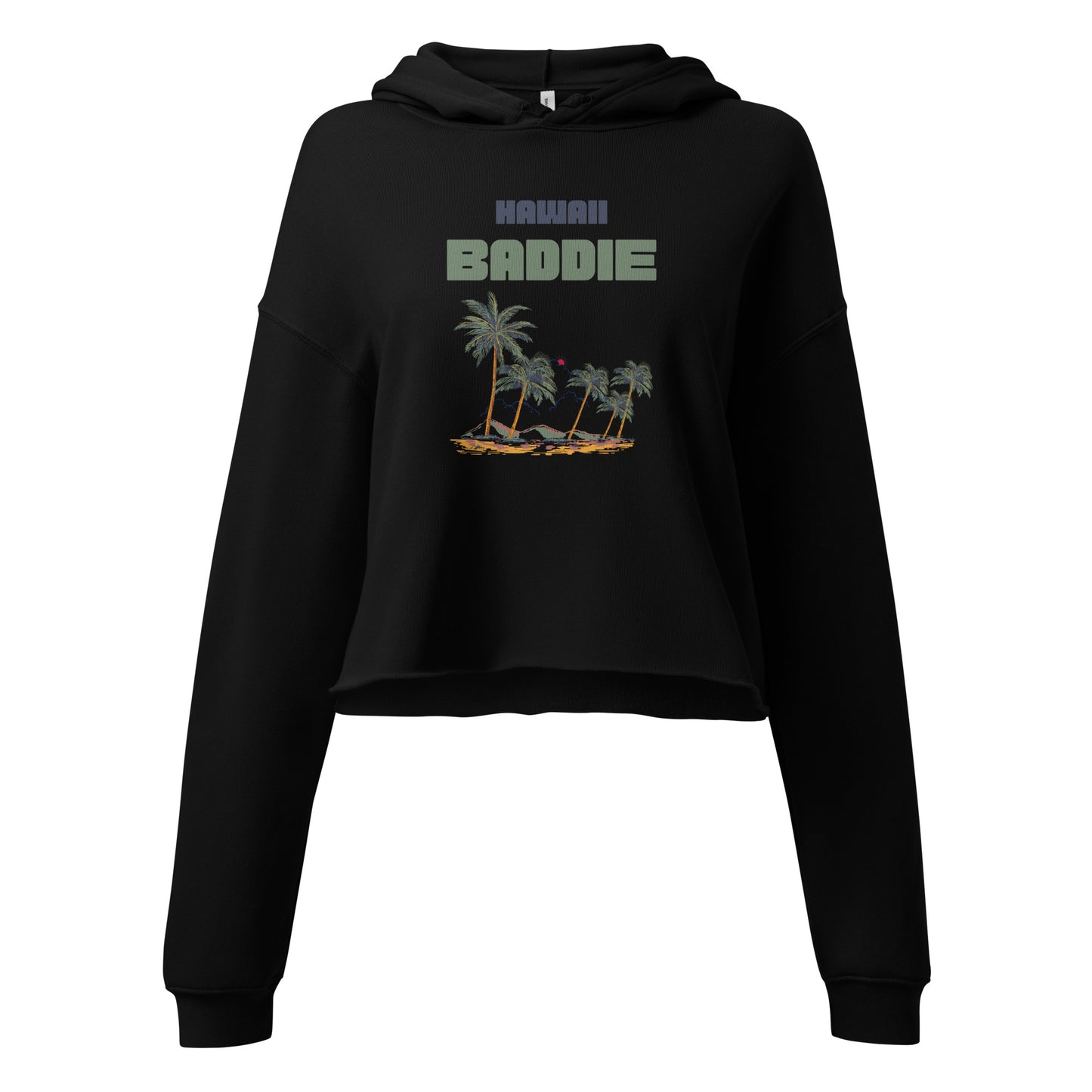 Hawaii Baddie Crop Hoodie