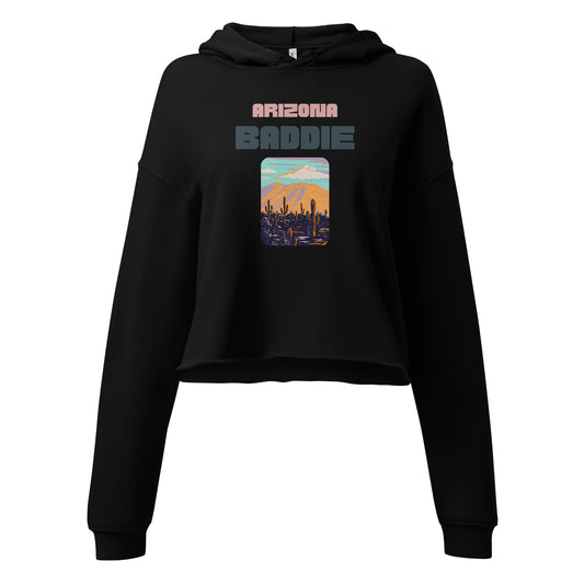 Arizona Baddie Crop Hoodie