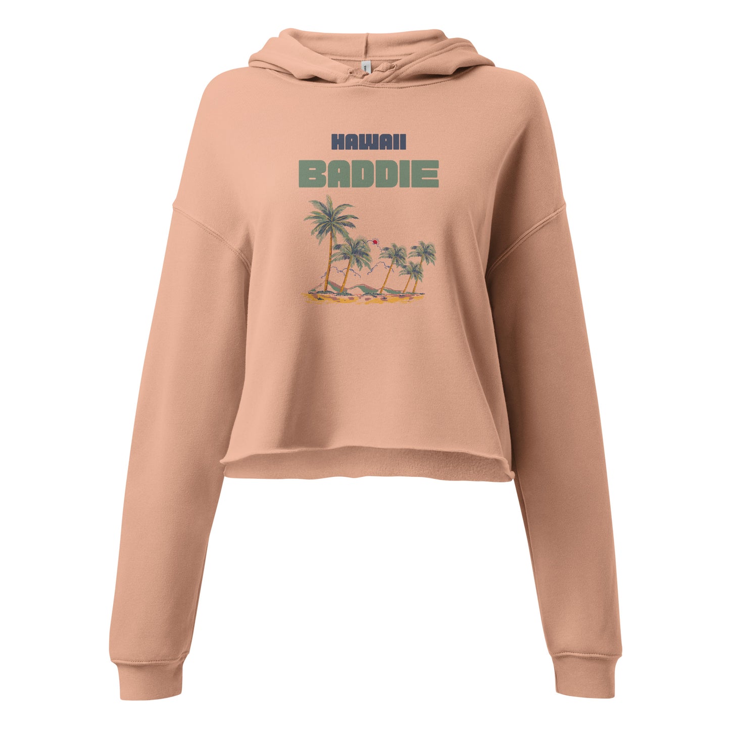 Hawaii Baddie Crop Hoodie