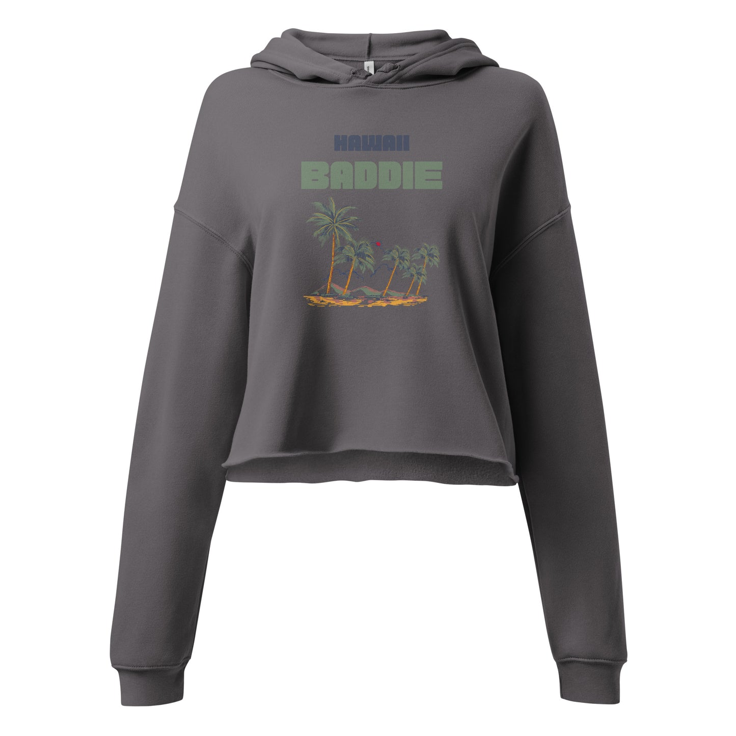 Hawaii Baddie Crop Hoodie